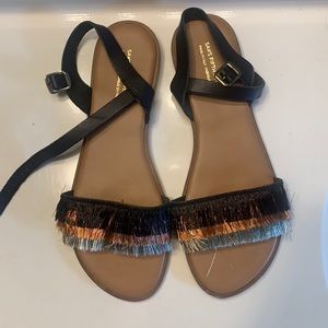 Saks Fifth Avenue Sandals with Colorful Fray